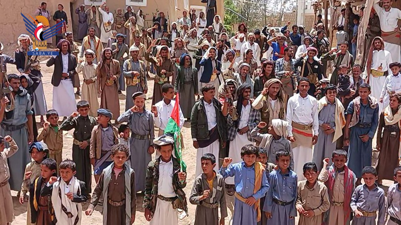أبناء الجوف يحتشدون في 49 ساحة في مسيرات "لا أمن للكيان .. وغزة والأقصى تحت العدوان"