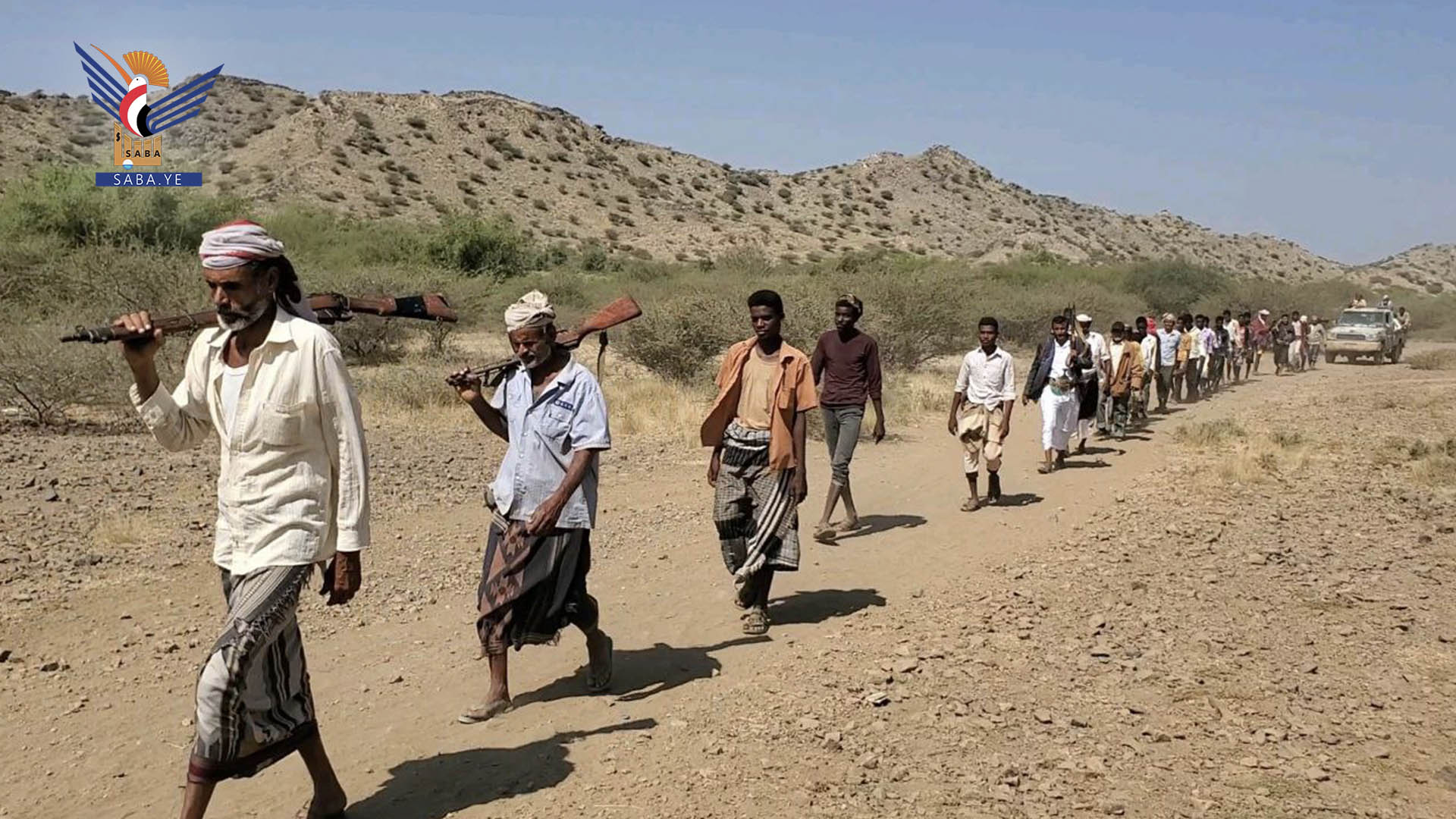 Hajjah holds military marches, maneuvers Hajjah holds military marches, maneuvers