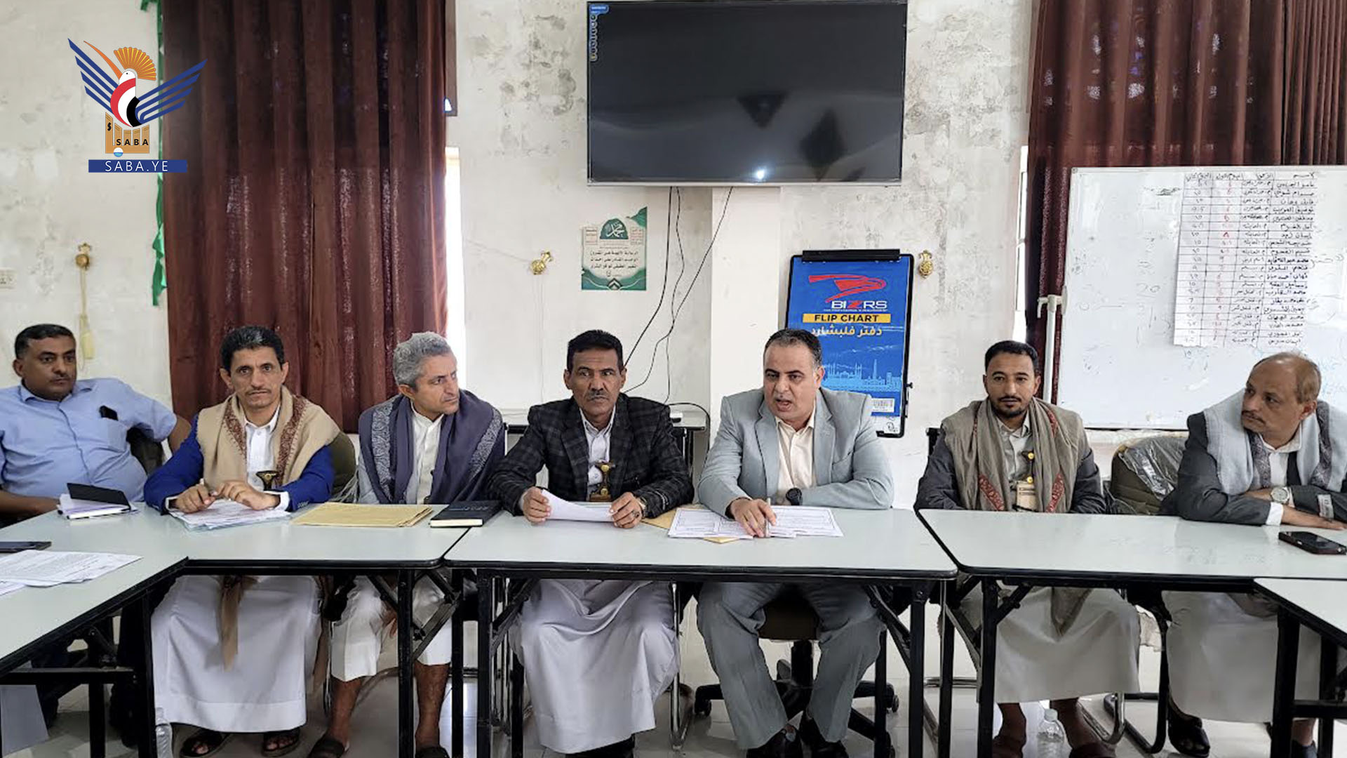 تنفيذي حجة يناقش تقارير عدد من المكاتب التنفيذية