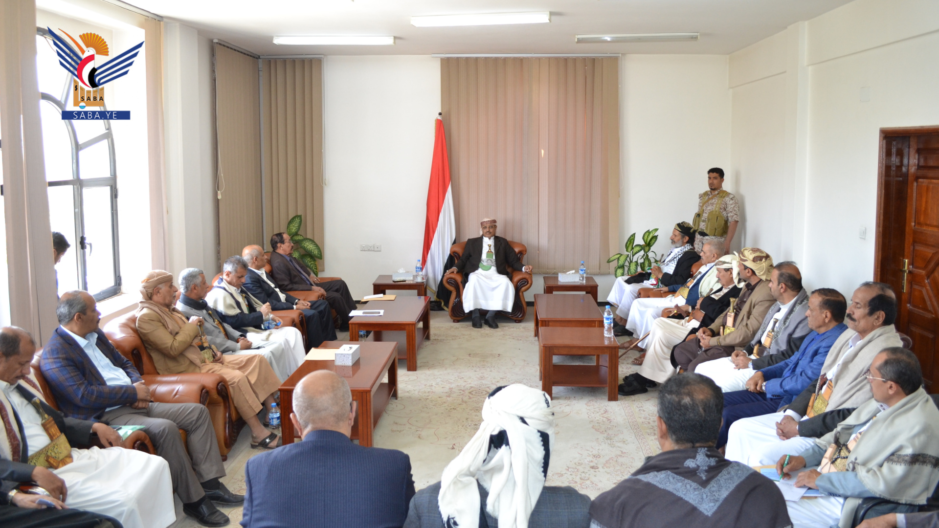 Al-Sami'i et Al-Aydarous saluent la position du leader révolutionnaire sur les projets de déplacement des Palestiniens Al-Sami'i et Al-Aydarous saluent la position du leader révolutionnaire sur les projets de déplacement des Palestiniens