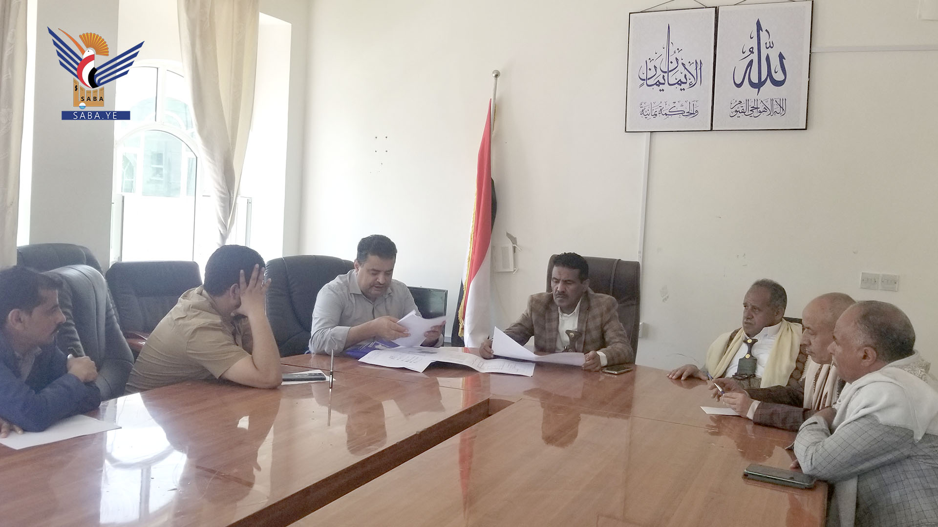 Tender Committee discusses Al-Mahabsha implementation Hospital project in Hajjah Tender Committee discusses Al-Mahabsha implementation Hospital project in Hajjah