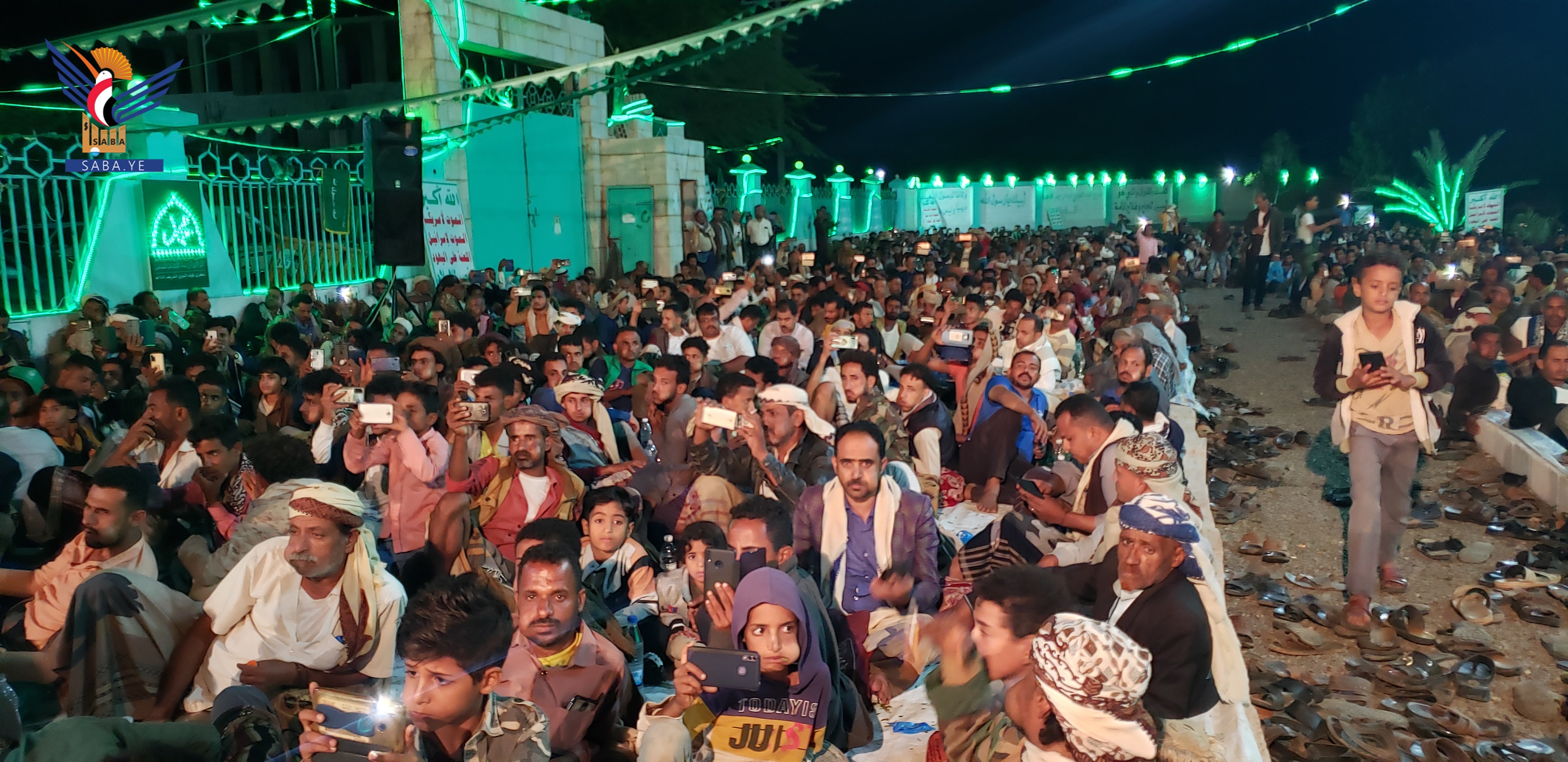 Soirée oratoire organisée à Khadir, Taiz, à l'occasion de l'anniversaire du Prophète Muhammad