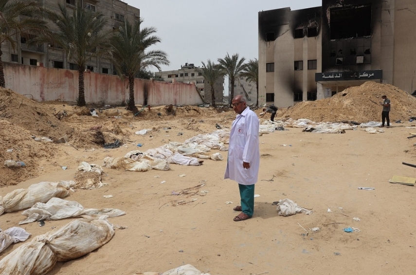 UN report documents atrocities committed by enemy at Nasser Hospital in Khan Yunis