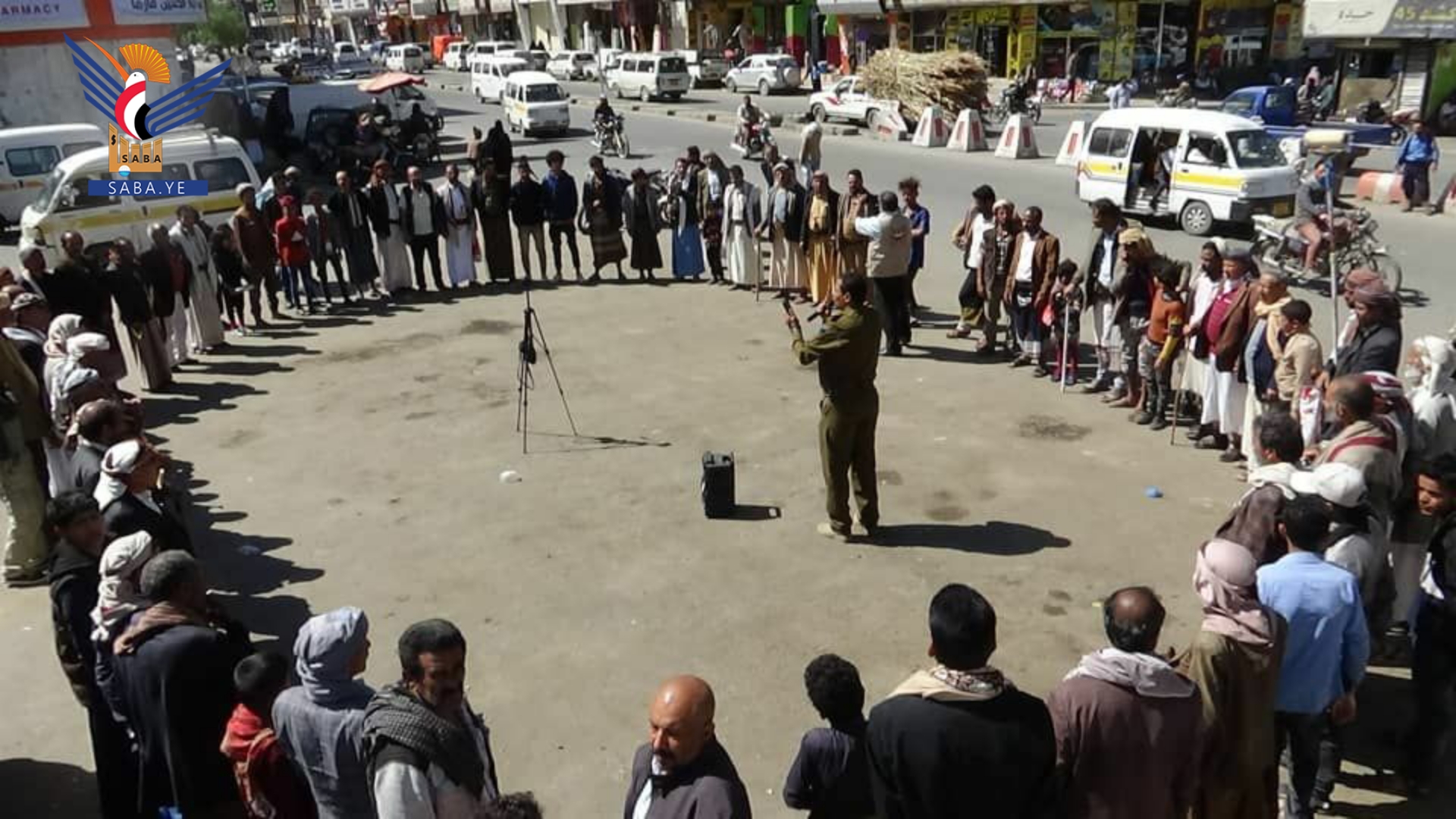 Vigilias  en los dos distritos de Al-Wahda y sabeen por el Día Nacional de la Resiliencia.