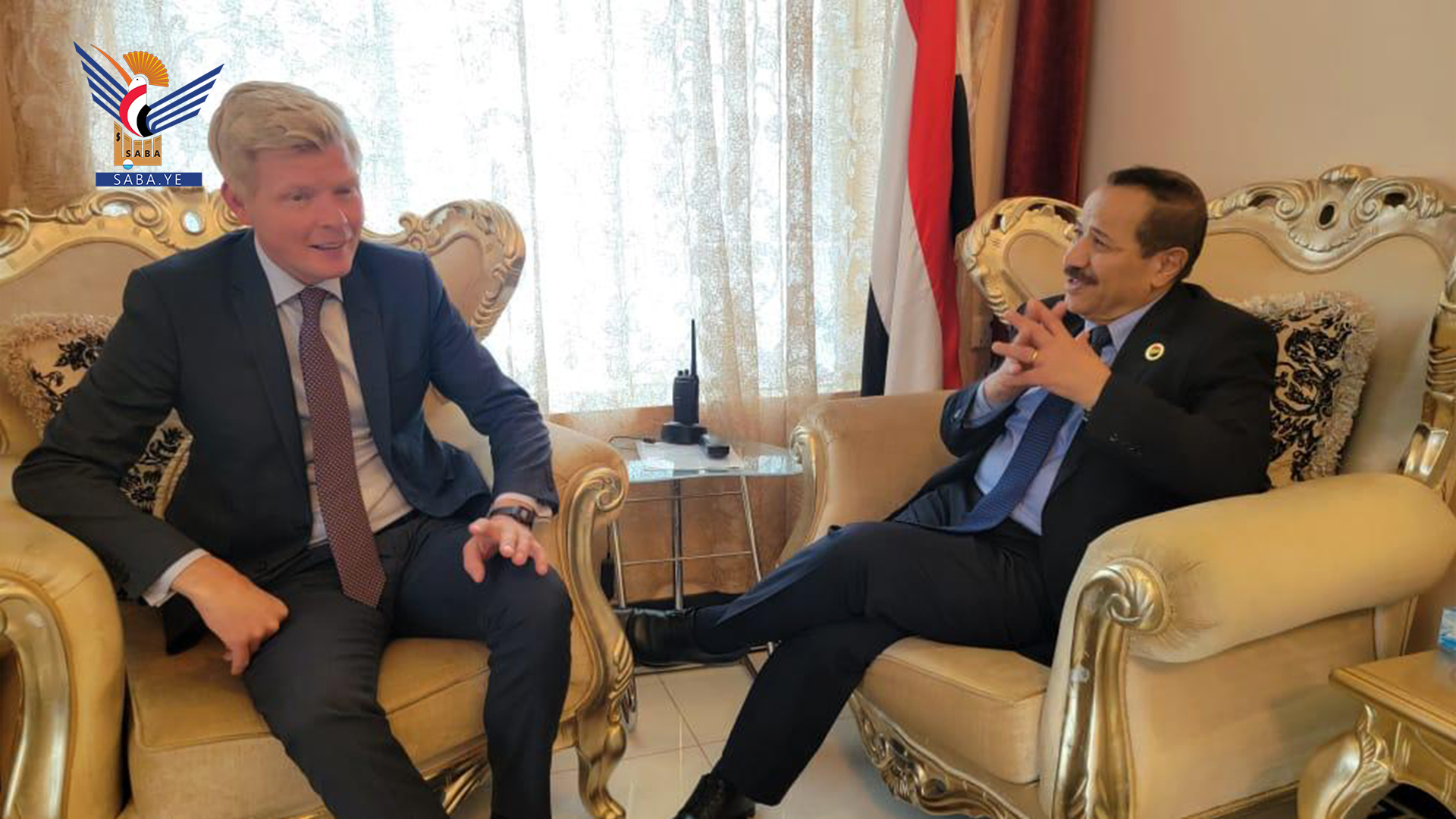 Der Außenminister trifft den Sonderbeauftragten des Generalsekretärs der Vereinten Nationen für den Jemen