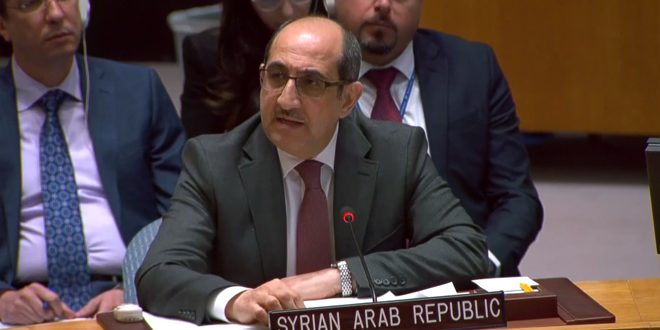 Delegado sirio ante las Naciones Unidas: el llanto de Estados Unidos no cubrirá sus políticas equivocadas