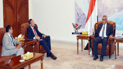 PM discusses with OCHA Director humanitarian organizations activity in Yemen