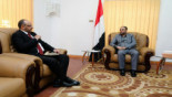 Le président al-Mashat rencontre le gouverneur de Lahj