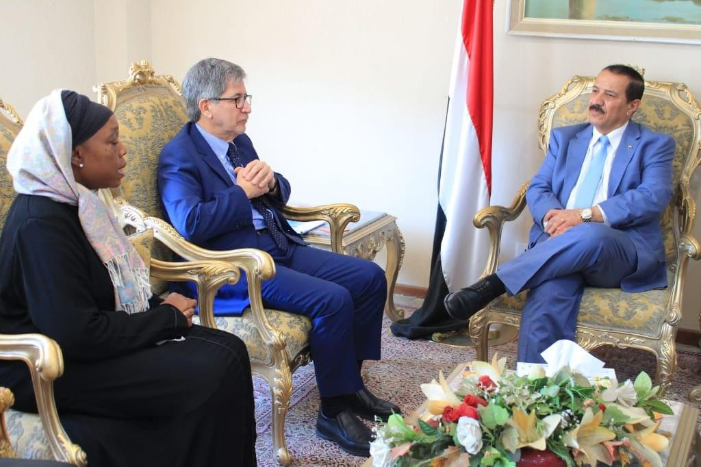 FM discusses with UNICEF official enhancing humanitarian action in Yemen