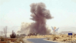 Aggression warplane launches 13 airstrikes on various areas in Jawf, Marib, Nehm