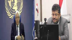 Obersten Politischen Rates Mitglied, Al-Houthi, trifft den UN-Sonderbeautragten durch eine Fernsehschaltung