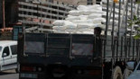 Six trucks carrying rotten flour of WFP seized in Hajjah