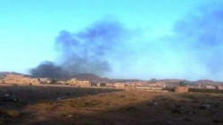 Les avions de chasse de la coalition d’agression US-saoudienne ciblent le district de Nati'a à Bayda