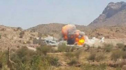 Aggressionsluftwaffe fliegt 8 Luftangriffe auf Saada und Dschisan an