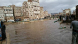 3-storey house collapses due to floods in capital Sanaa