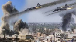 Aggression coalition wages 23 airstrikes on Marib, Jawf