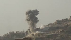Aggressionskampfflugzeuge fliegen 4 Luftangriffe auf Dschisan