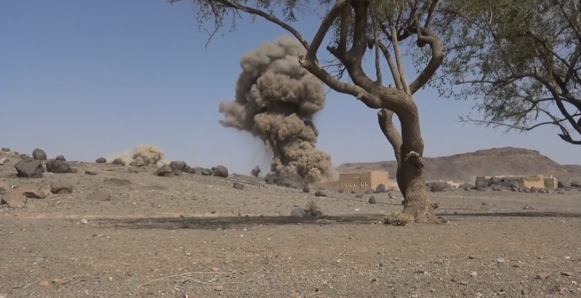 Aggression warplanes launch 21 raids on Jawf‏, Marib