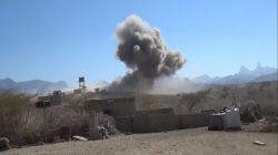 Aggressionsluftwaffe fliegt 17 Luftangriffe auf den Bezirk Serwah in Marib an