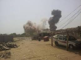 طيران العدوان يشن غارتين على محافظة عمران