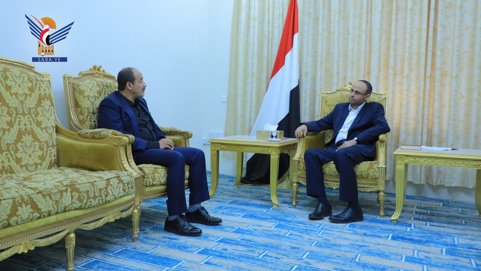 الرئيس المشاط يلتقي وزير الأشغال العامة والطرق الرئيس المشاط يلتقي وزير الأشغال العامة والطرق