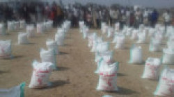 Distribution de paniers alimentaires pour les déplacés internes de Haradh