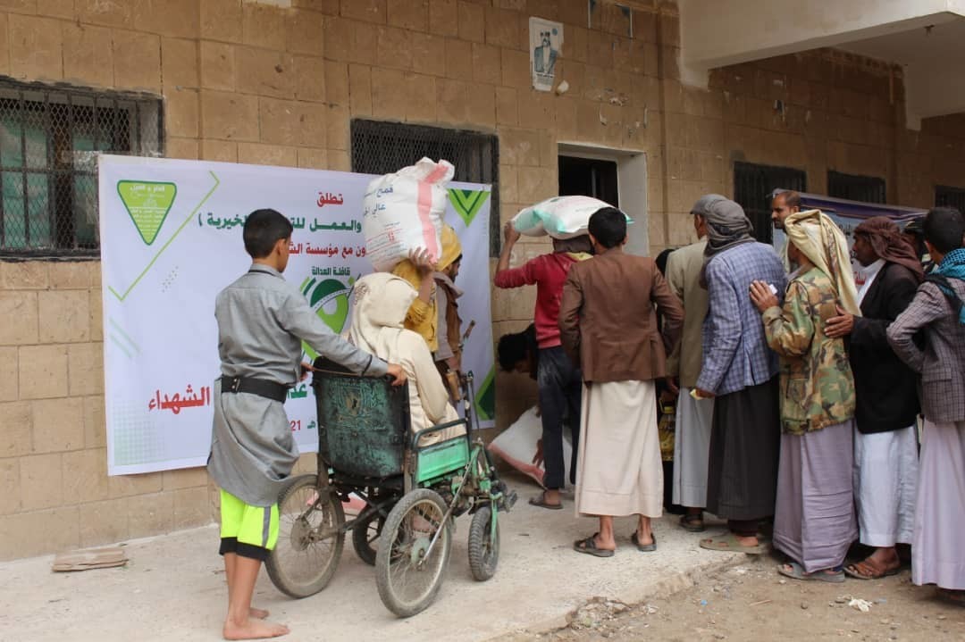 Wissenschafts- und Arbeitsstiftung für Entwicklung startet Verteilung von Lebensmittelkörben in Sanaa