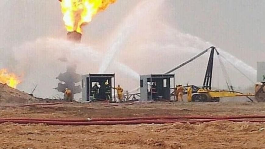 إصابة عاملين جراء اندلاع حريق في حقل برقان الكويتي للنفط