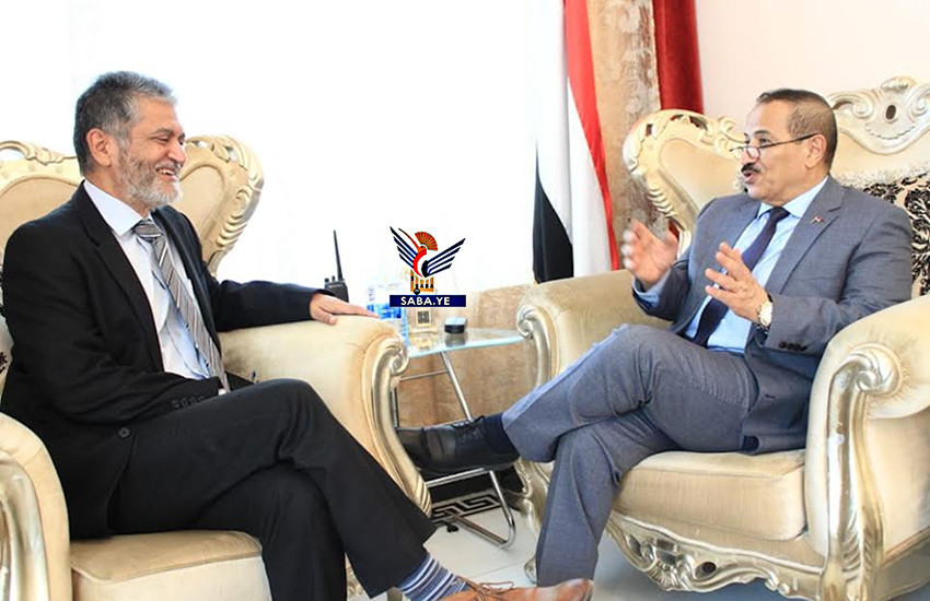 Der Außenminister trifft den Leiter der UNMHA