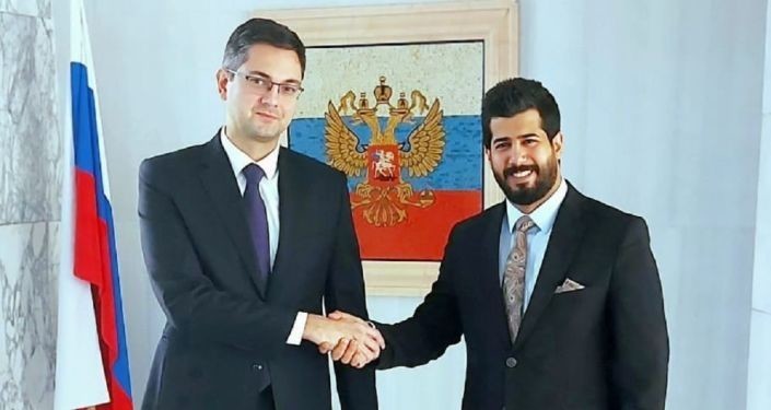 Bevollmächtigter Minister der jemenitischen Botschaft in Syrien trifft seinen russischen Amtskollegen