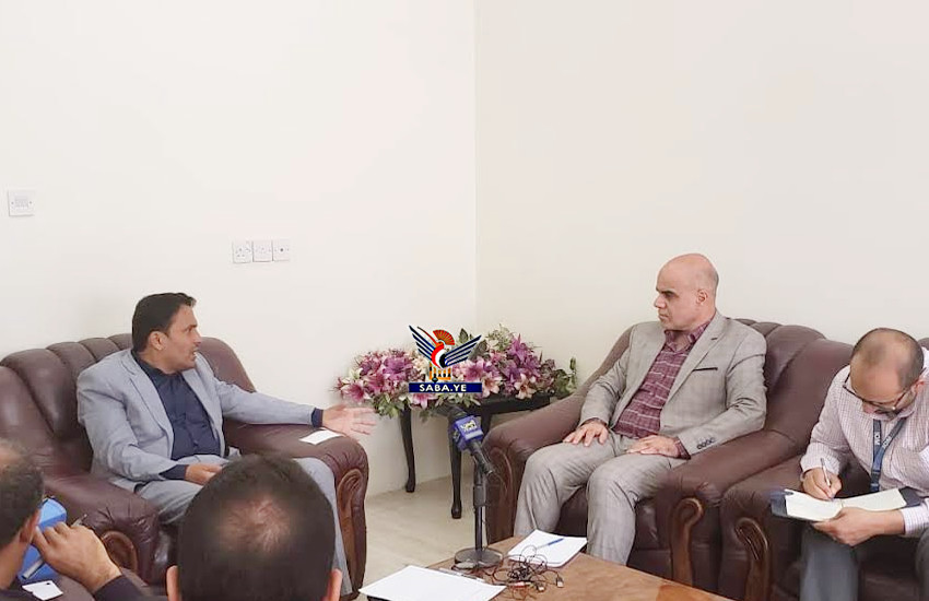 Al-Dailami meets IOM acting representative in Yemen