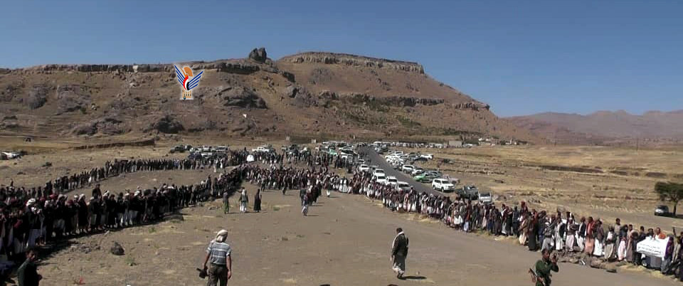 Bani Matar in Sanaa empfängt eine Delegation von Scheichs und Würdenträgern des Stammes Murad in Marib