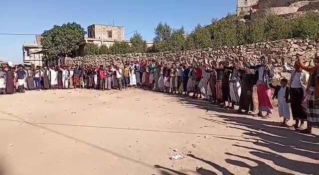 Zwei Protesten verurteilen die Eskalation der Aggression in Saada