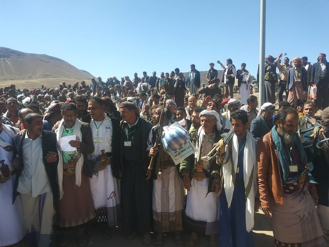 Der Sanhan-Stamm empfängtuù Stämme der Gouvernements Shabwa, Marib und Al-Bayda