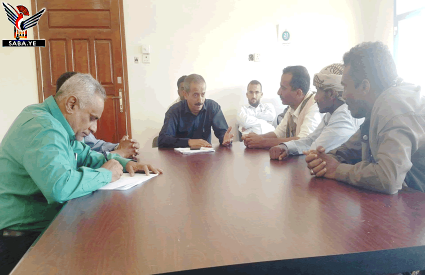 Besprechung der Bedingungen der landwirtschaftlichen Genossenschaft in Bajil, Hodeidah