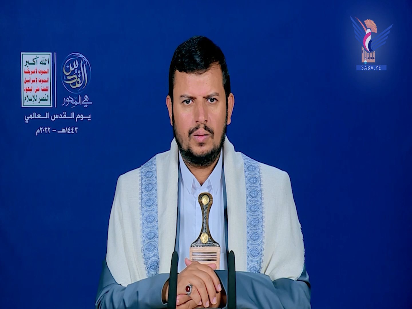 قائد الثورة يؤكد ثبات موقف اليمن في التمسك بحق الشعب الفلسطيني واستعادة المقدسات