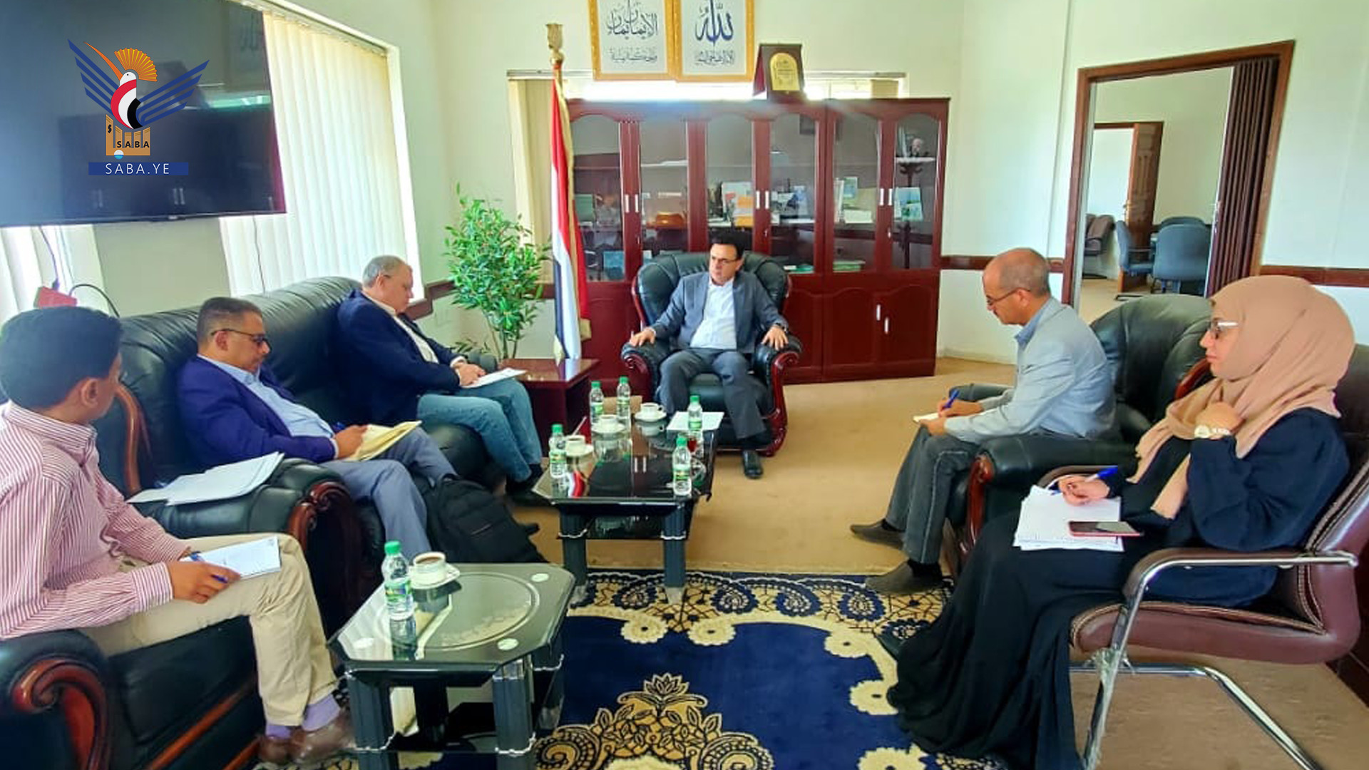 Minister of Water discusses IOM's interventions with IOM Deputy Head of Mission