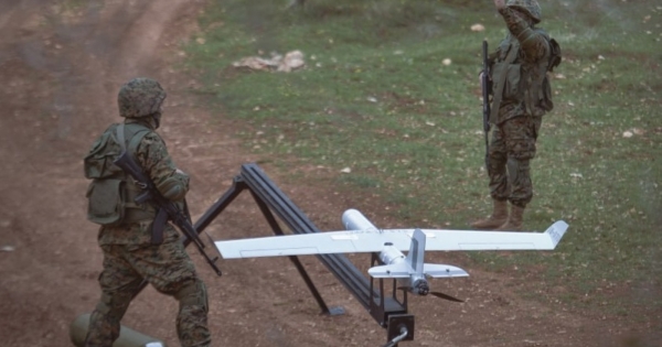 Hezbollah launches air attack with drones on Eliakim base south of Haifa Hezbollah launches air attack with drones on Eliakim base south of Haifa