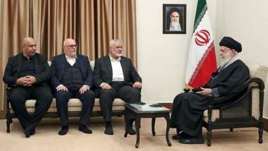 Khamenei says Iran will not hesitate to support Palestinian cause