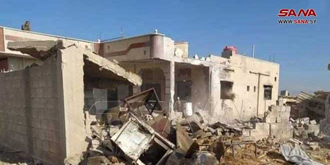 الجيش التركي يقصف بالمدفعية مناطق في شمال شرق سورية ويدمر مباني سكنية