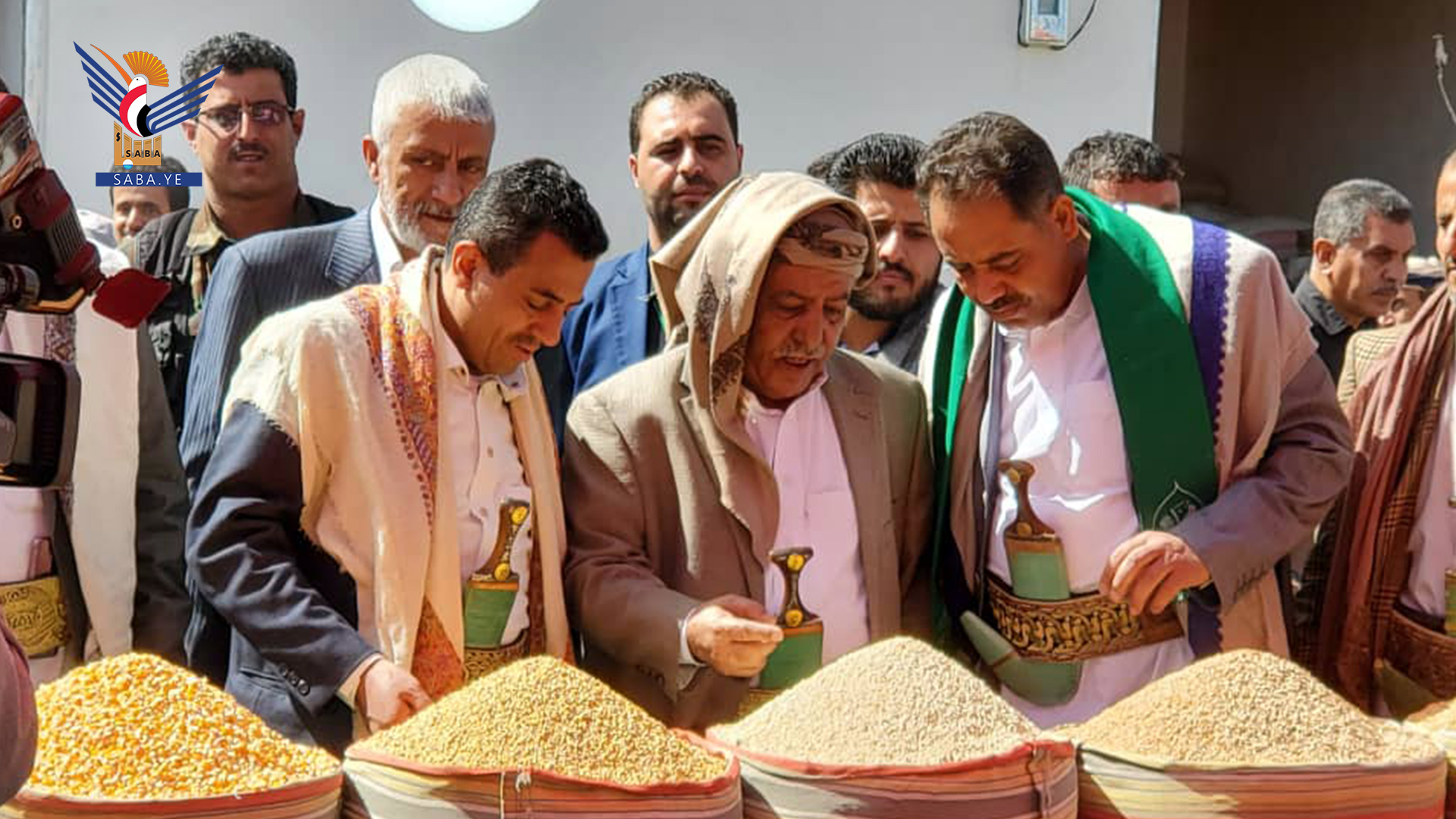 Parlamentsprecher eröffnet den zentralen Markt und die Große Prophetenausstellung für Getreide