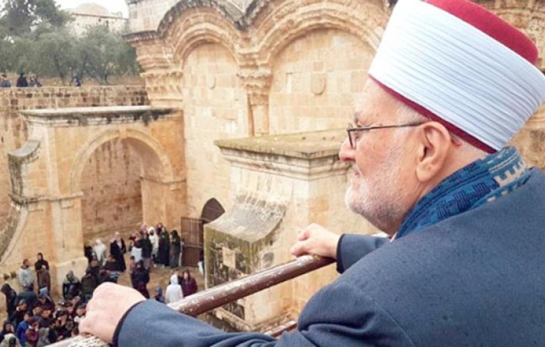 Sheikh Sabri macht die extremistische Regierung des Feindes für die Störung der Sicherheit in der Al-Aqsa-Moschee verantwortlich