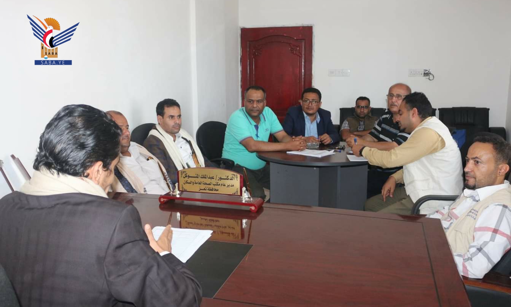 Discussing interventions of International Commission in health sector in Taiz