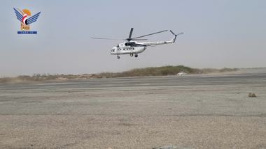 Landing of UN aircraft at Hodeida airport as part of logistical arrangements to save Safer reservoir