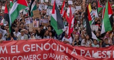 Spain: Protesters protest to prevent Zionist teams from participating in sports competitions Spain: Protesters protest to prevent Zionist teams from participating in sports competitions