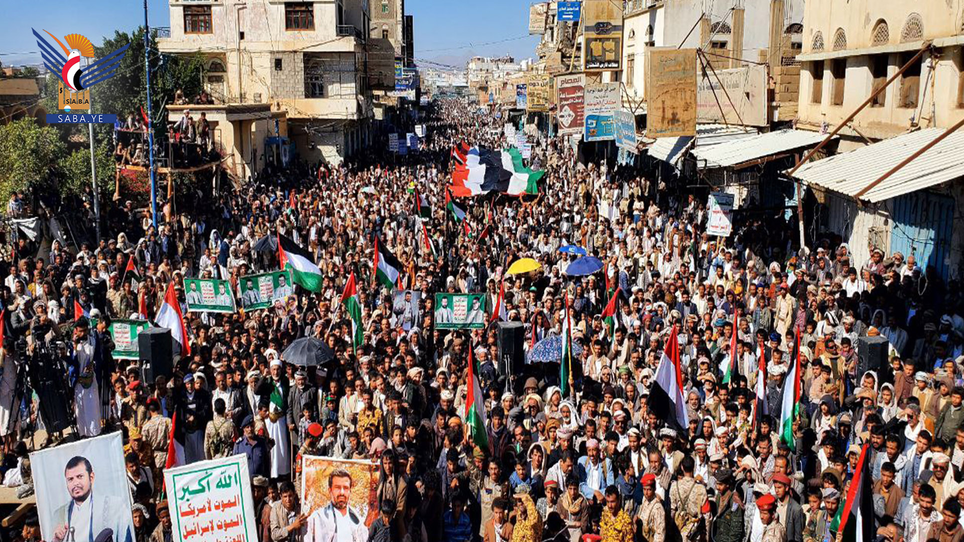 مسيرات جماهيرية في صعدة تضامناً مع فلسطين ودعماً لمقاومته الباسلة