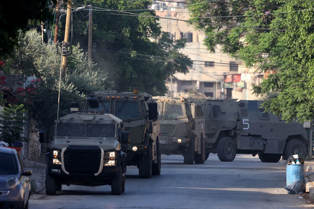 Armed clashes during storming of enemy forces in Jenin camp Armed clashes during storming of enemy forces in Jenin camp