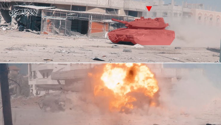 Saraya al-Quds destroys two Zionist military vehicles Saraya al-Quds destroys two Zionist military vehicles