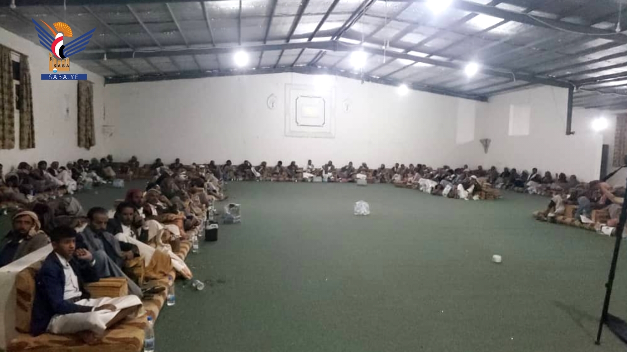 أمسية رمضانية في مديرية جحانة بمحافظة صنعاء