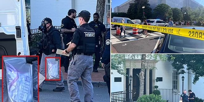 Suspicious parcel with blood canisters found near US Congress Suspicious parcel with blood canisters found near US Congress
